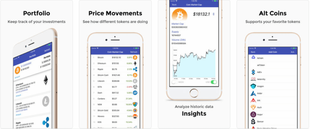 cryptocurrency monitoring app cryptowatch screenshots iphone