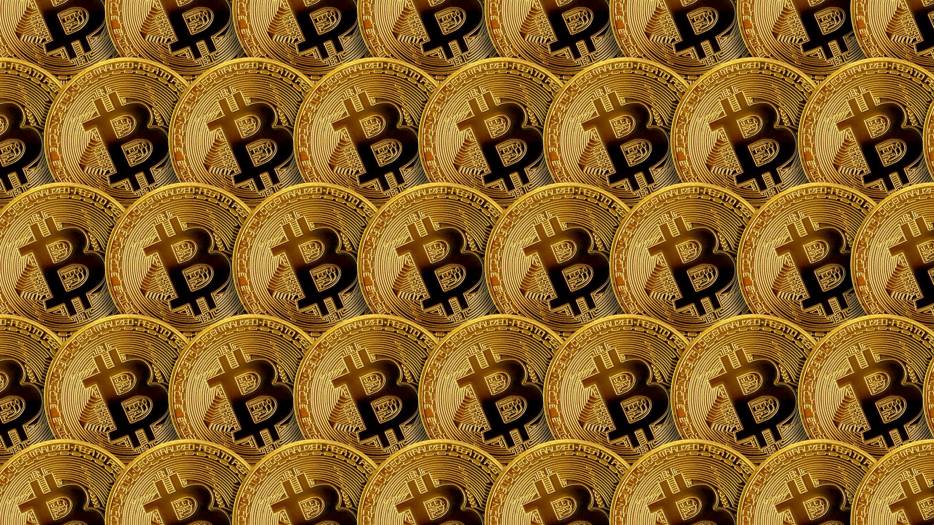 stack of bitcoin
